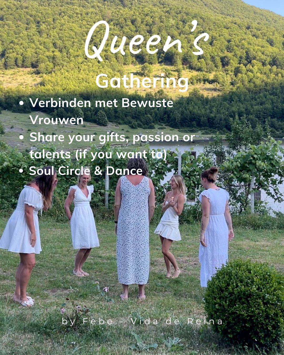 Queen's Gathering: Verbinding, Soul Circle & Dans